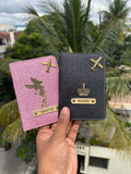 Glitter Passport Cover | Stylish Travel Passport Holder for Men & Women
