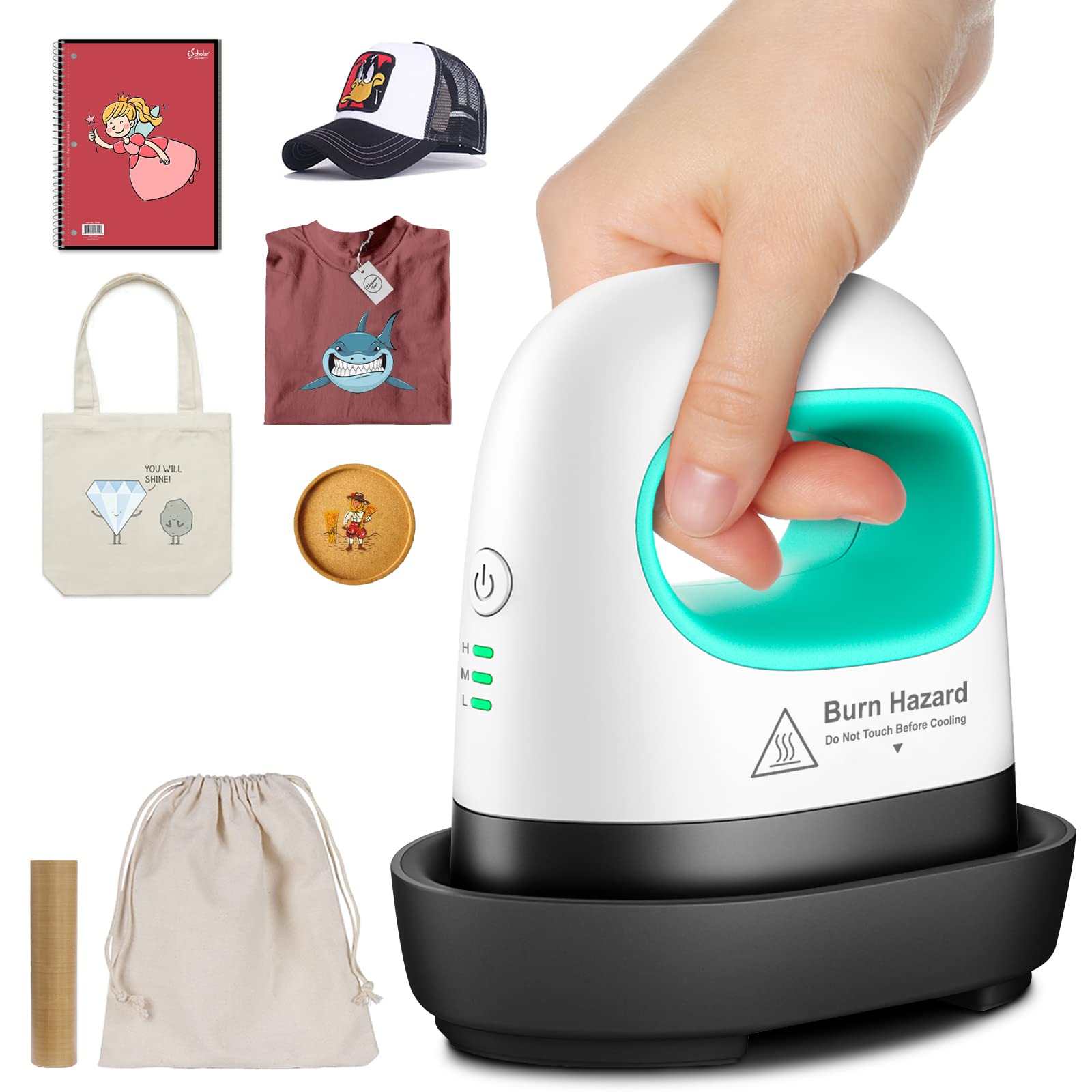Mini Heat Press Machine | 3 Heat Modes for HTV, DTF & Sublimation
