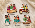 Personalized Rakhi Caricature Magnet | Custom Photo Fridge Magnet Gift | LG Events & Gifts Galore