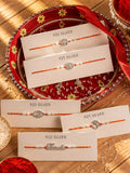 Buy Unisex Pure 92.5 Silver Rakhi Online | Premium Sterling Silver Rakhi for Raksha Bandhan