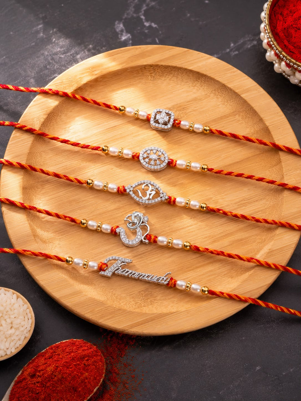 Buy Unisex Pure 92.5 Silver Rakhi Online | Premium Sterling Silver Rakhi for Raksha Bandhan