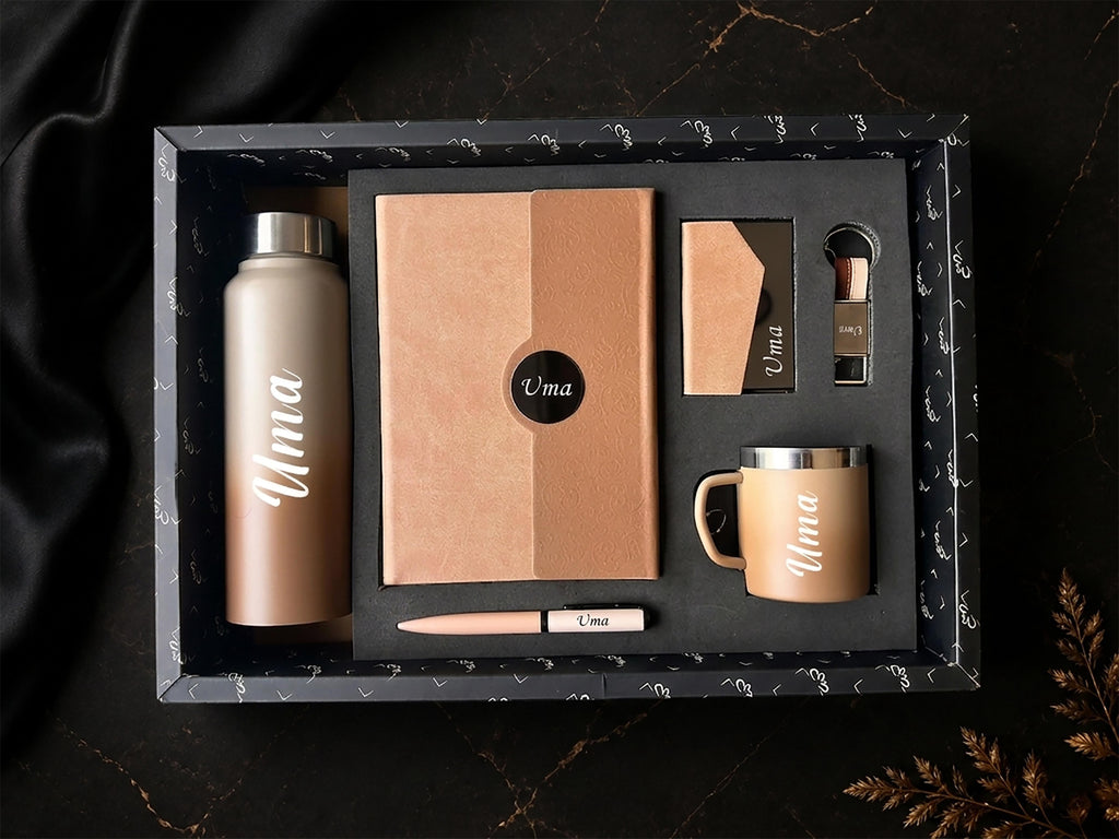 Corporate Gift Hamper – Personalized Luxury Set with Diary, Mug & More