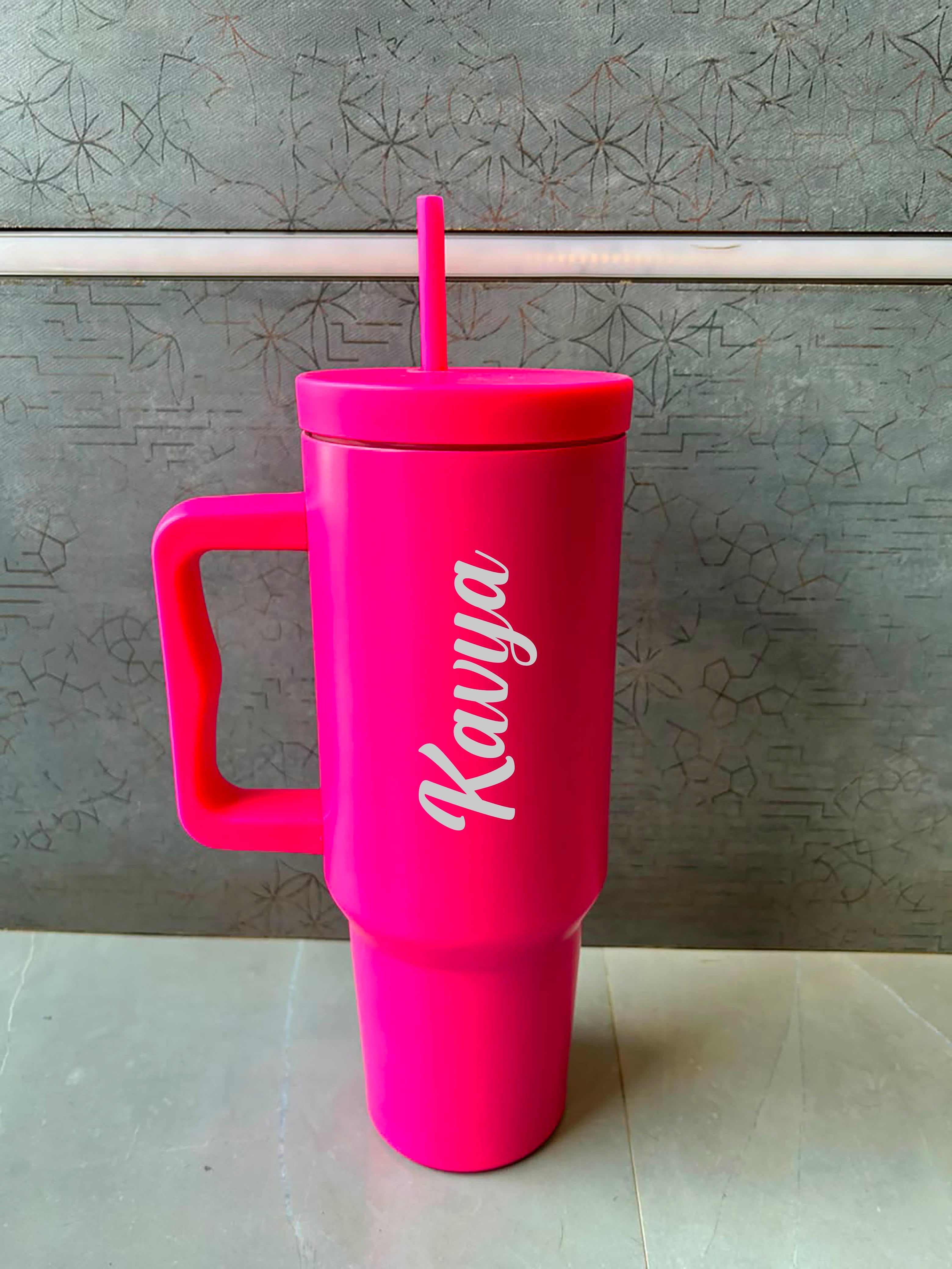 Personalized Hydra Tumbler | Custom Insulated Travel Mug with Straw | LG Events & Gifts Galore