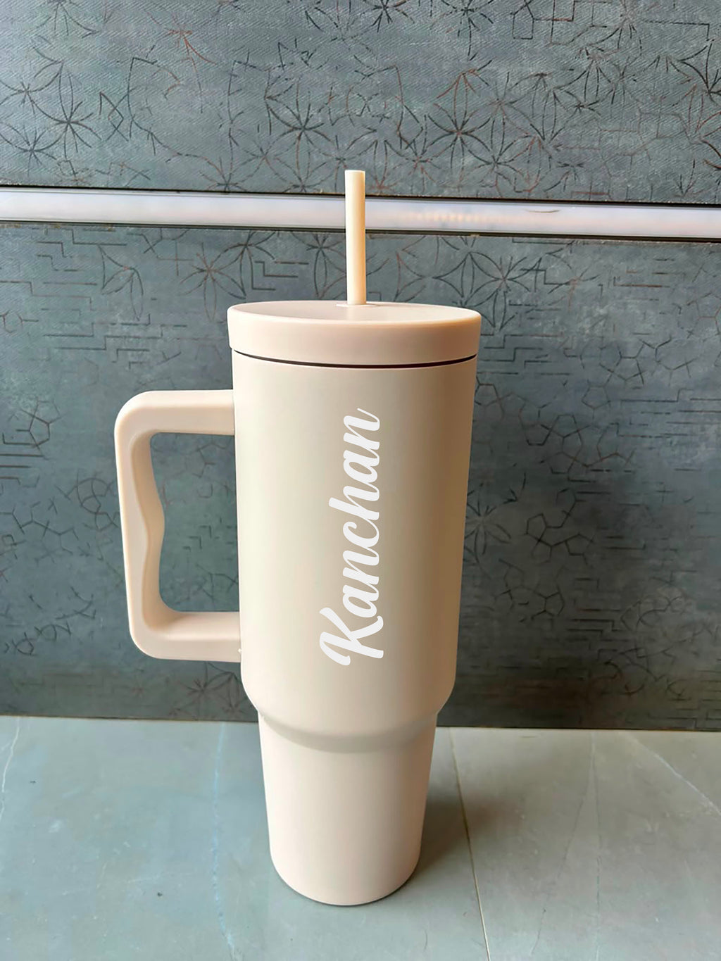Personalized Hydra Tumbler | Custom Insulated Travel Mug with Straw | LG Events & Gifts Galore