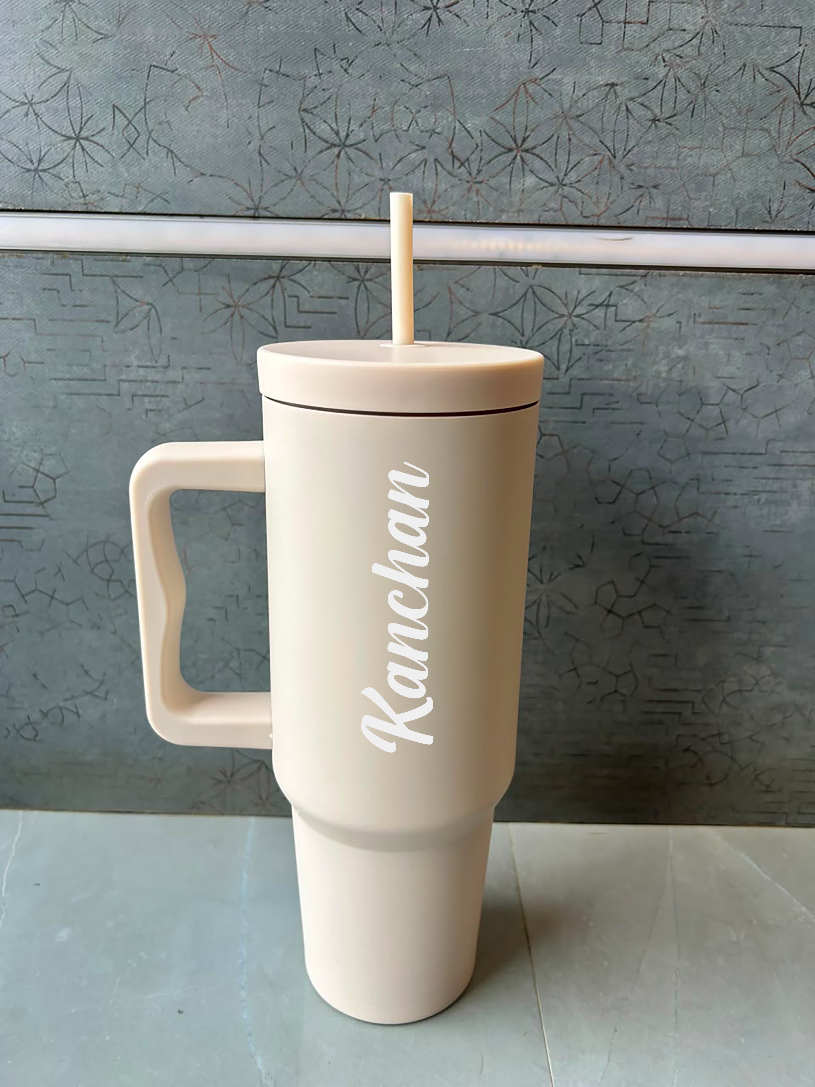 Personalized Hydra Tumbler | Custom Insulated Travel Mug with Straw | LG Events & Gifts Galore
